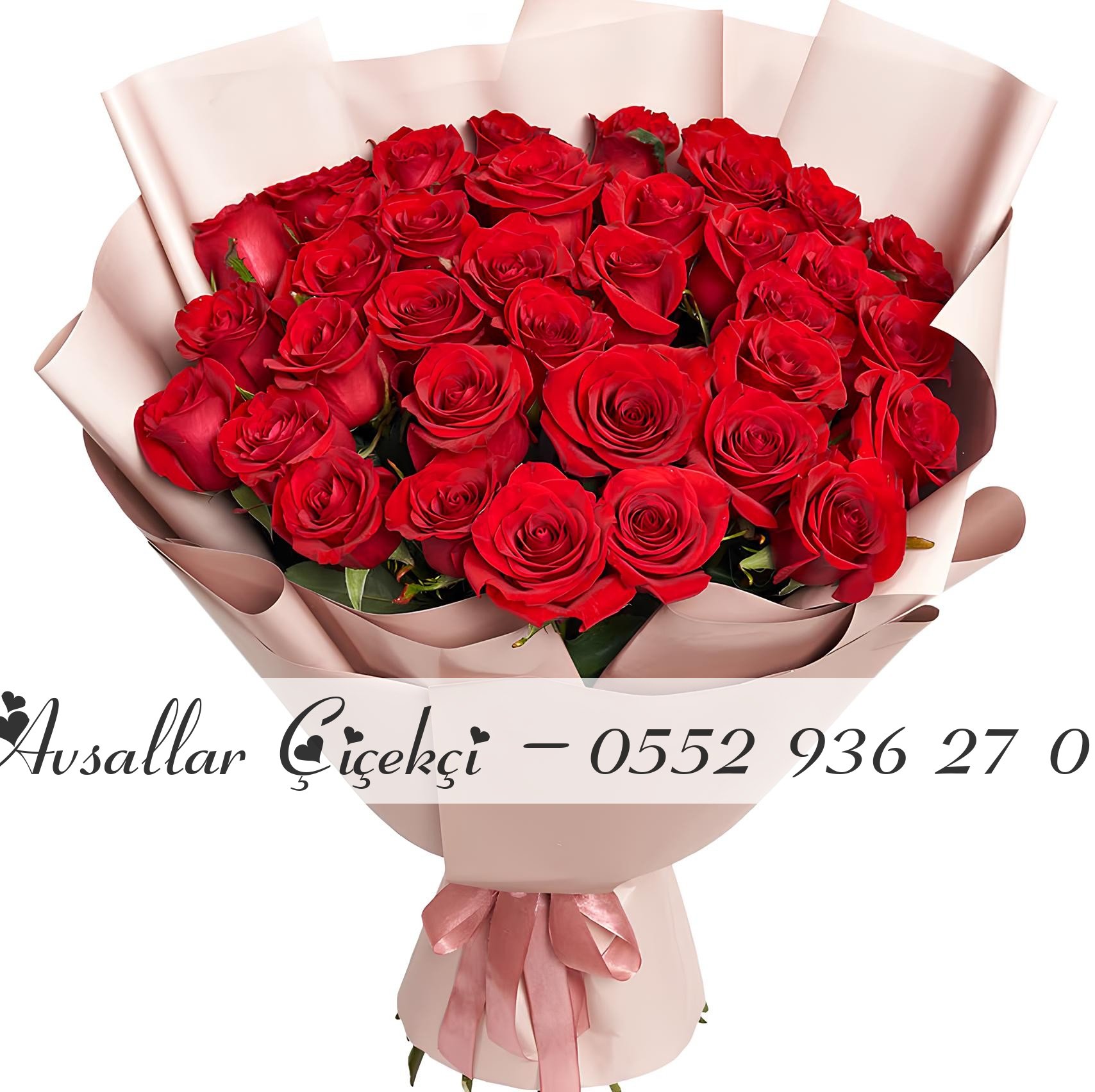 31 Adet Kırmızı Gül Buketi