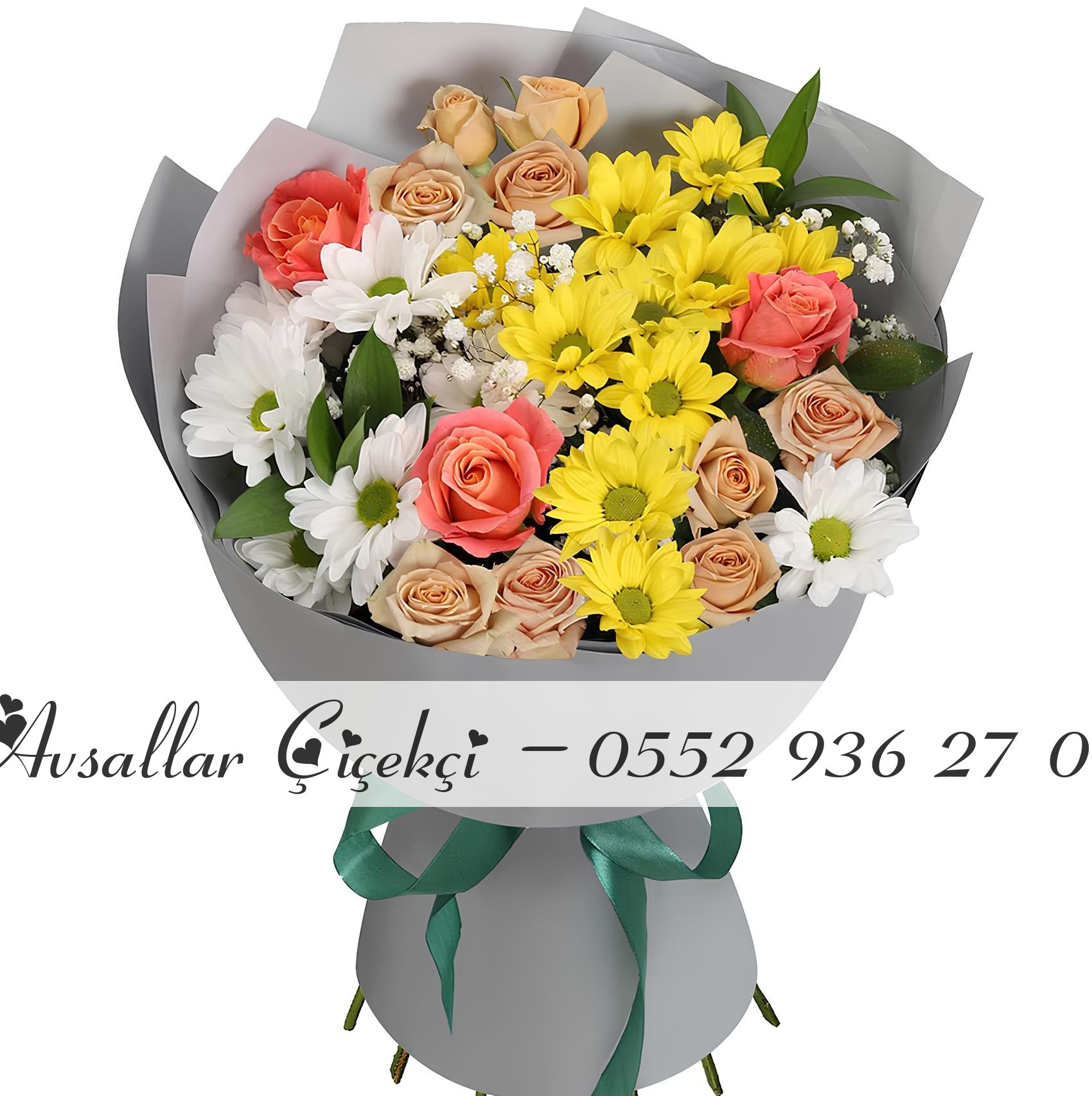 Mercan Gül Buketi