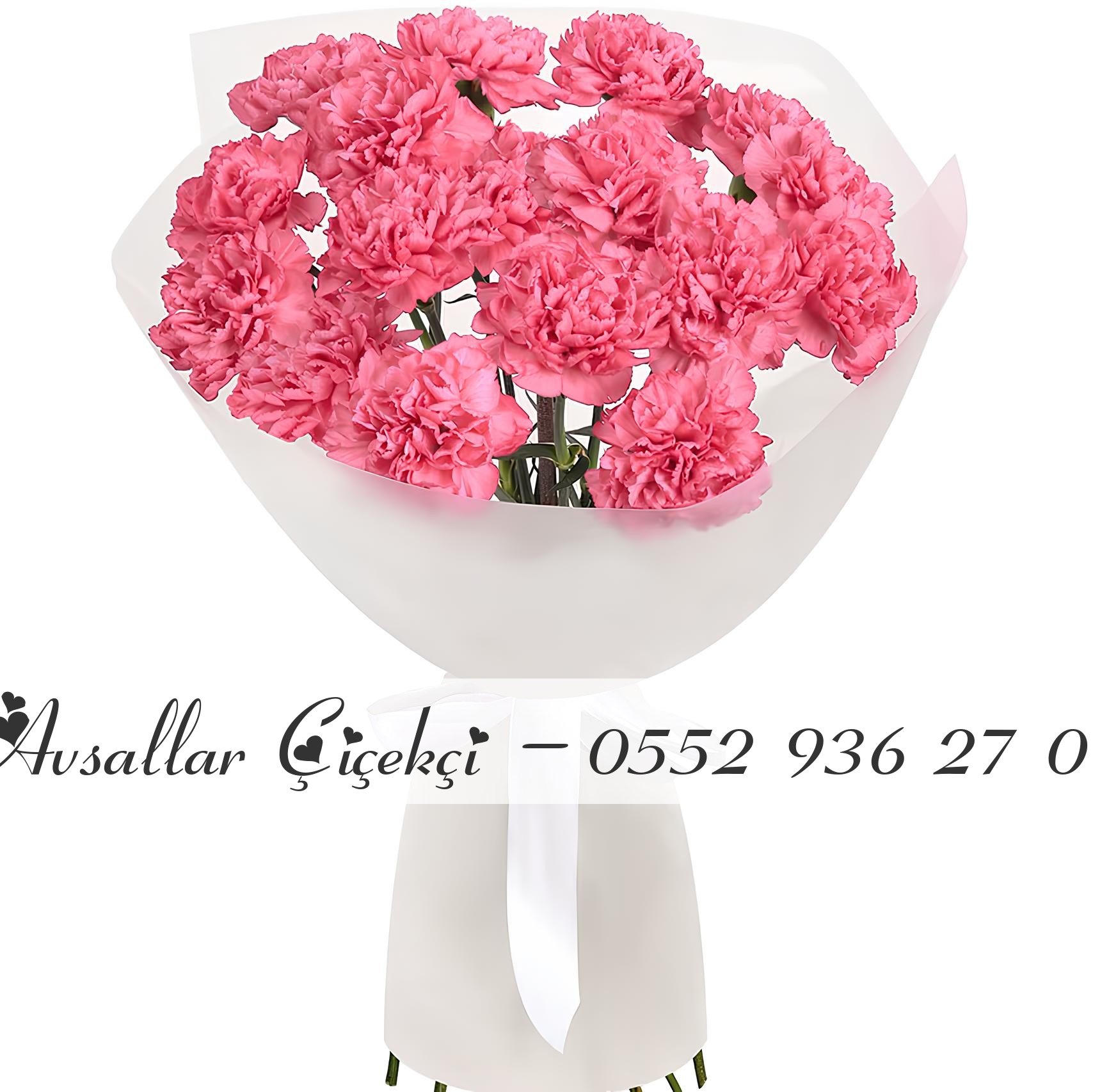 Pembe Karanfil Buketi