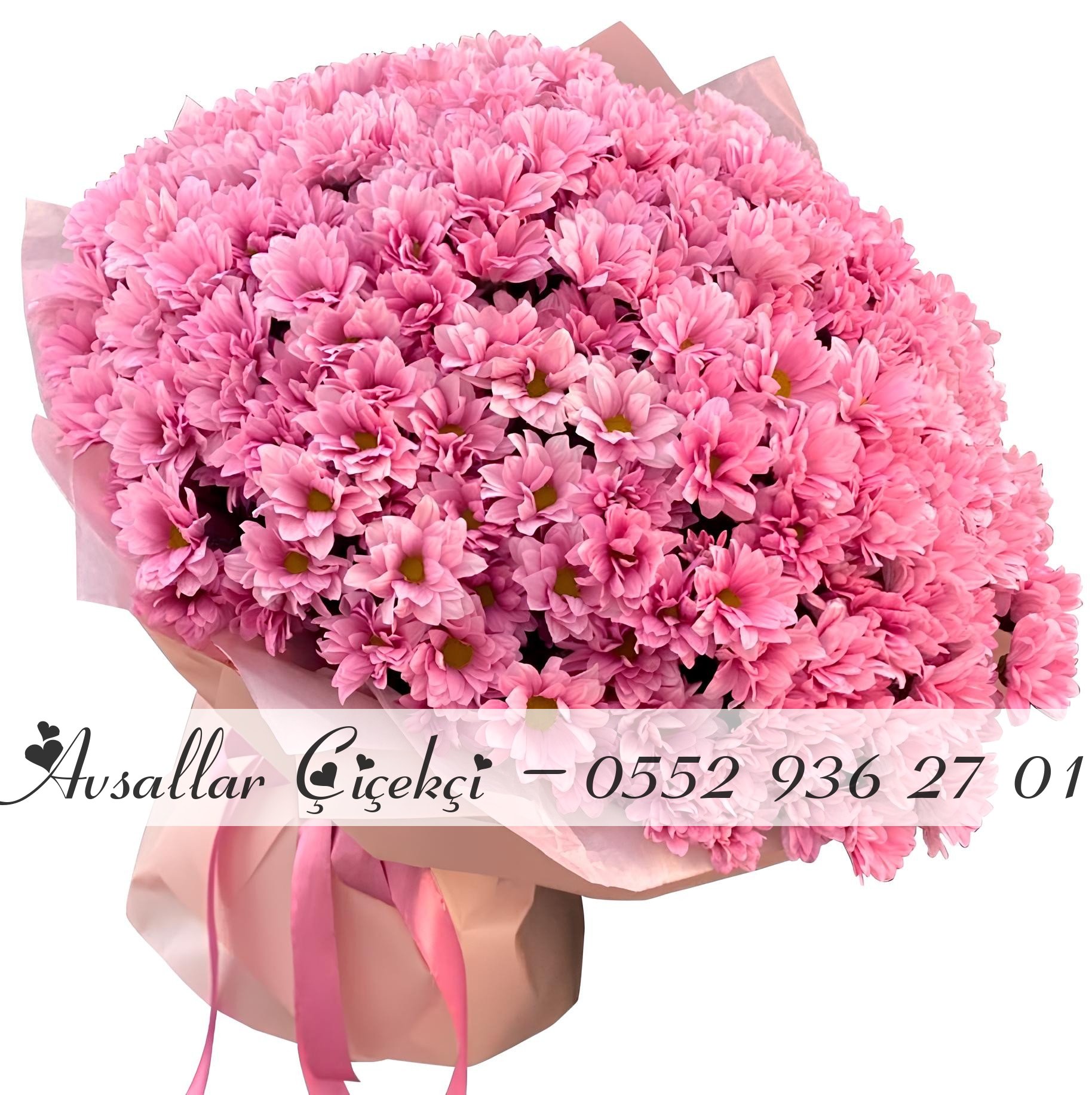 Pembe Kasımpatı Buketi