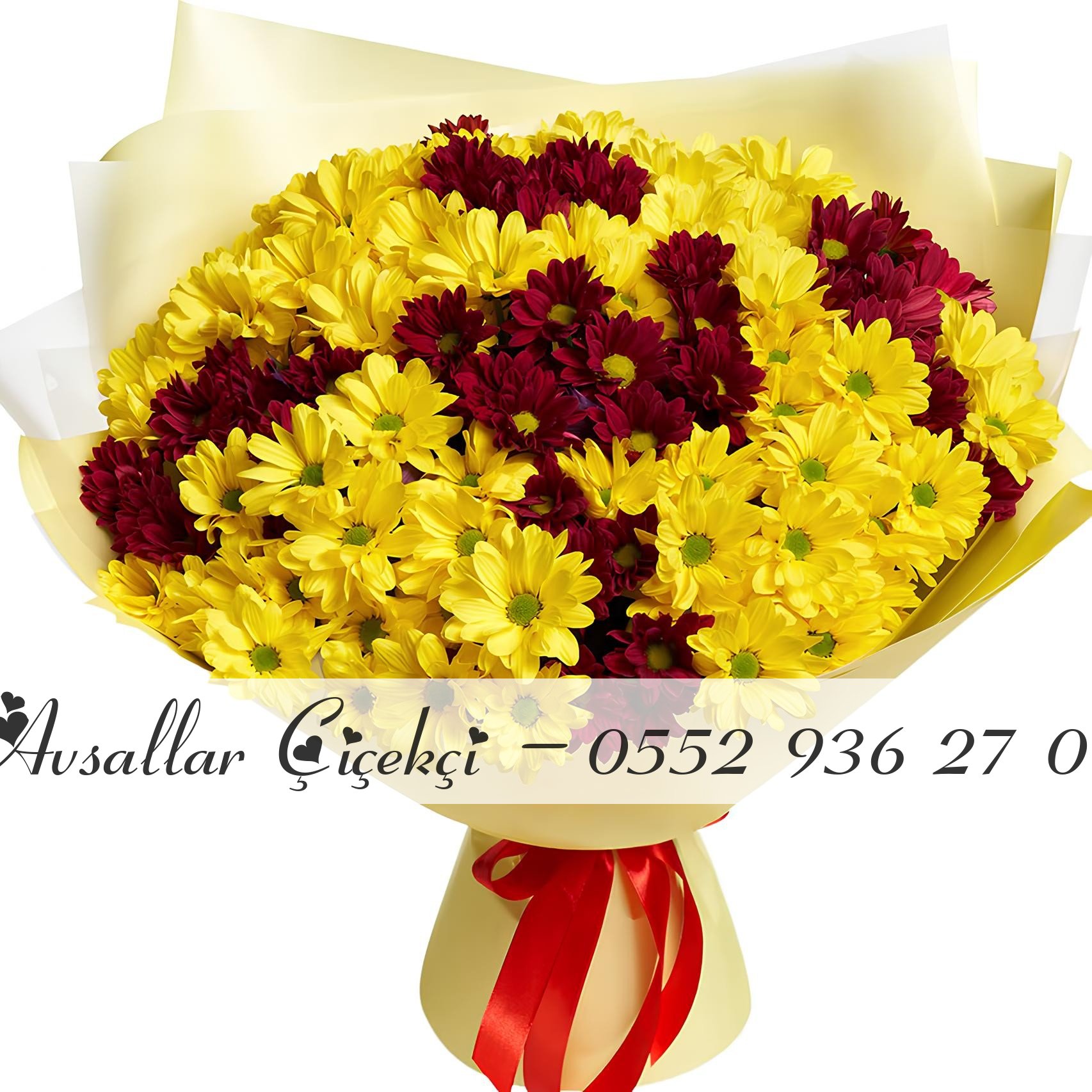 Sarı Ve Kırmızı Buket
