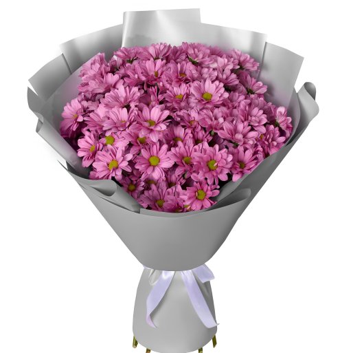 Mor Kasımpatı Buketi