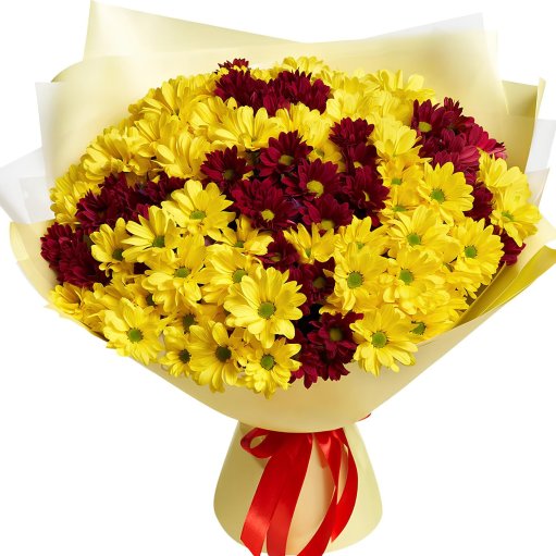 Sarı Ve Kırmızı Buket